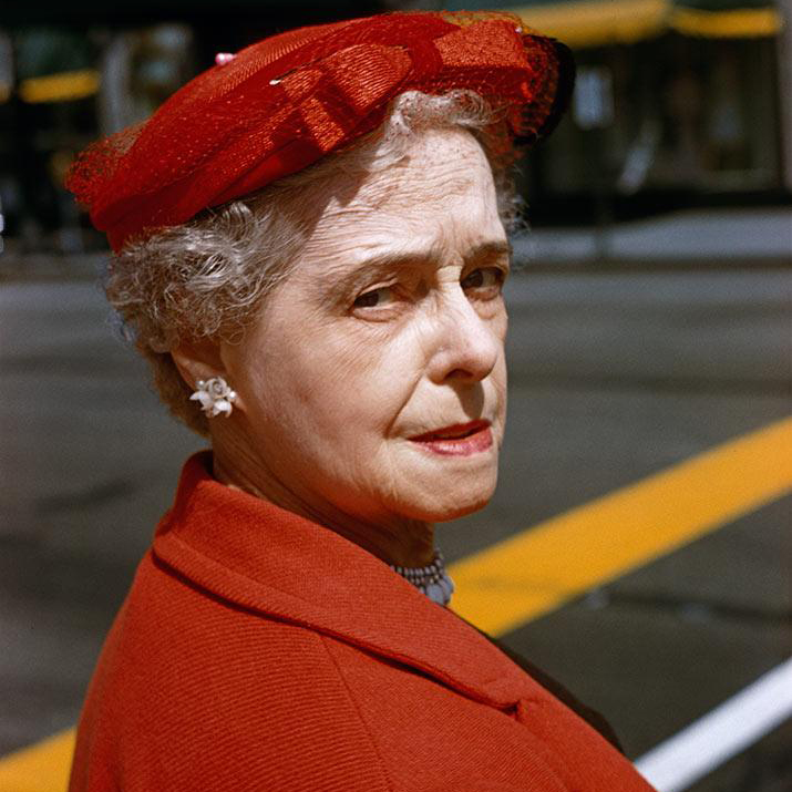 Fotografía de la autora Vivian Maier